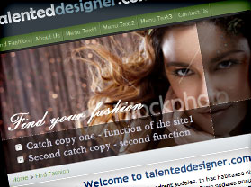 制作実績：Talented Designer ウェブデザイン